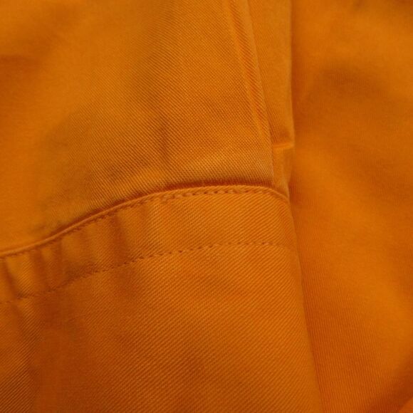 Ralph Lauren Shirt Mens Large Classic Fit Orange Long Sleeve‎ Green Pony Logo - Picture 11 of 11
